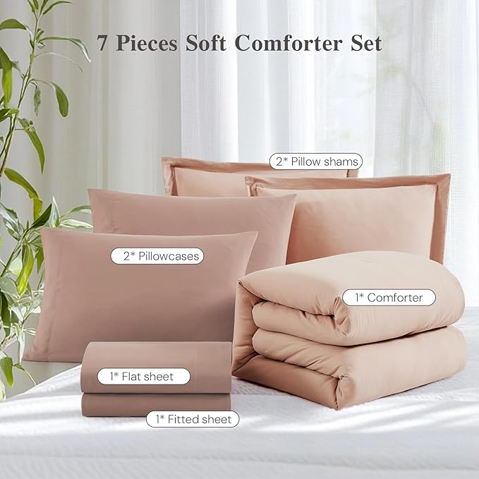 Comforter Set - King - 7 Piece