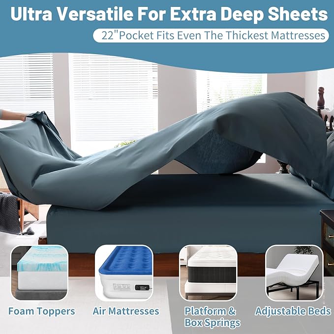 Bed Sheet Set - California King - 4 Piece