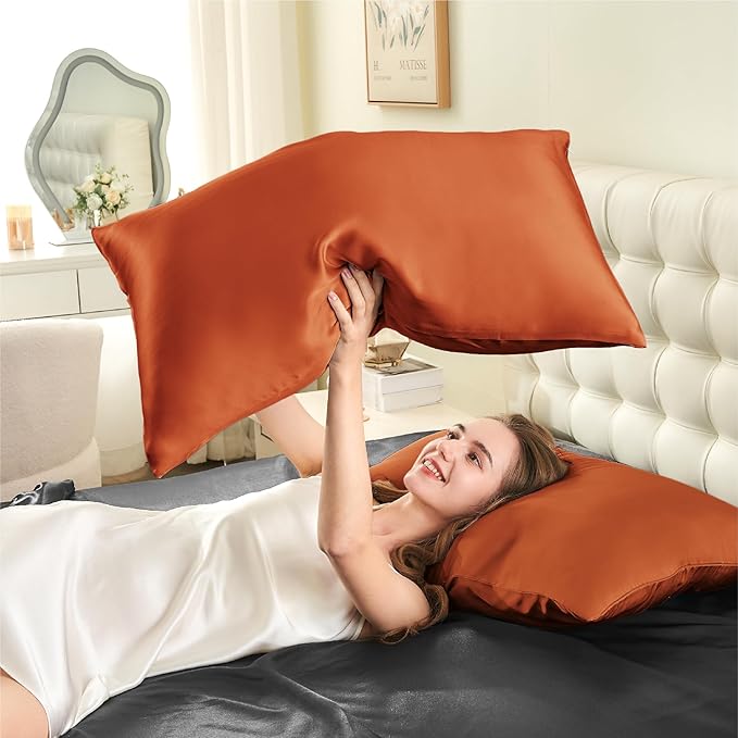 Mulberry Silk Cooling Pillowcase - Queen - 20 x 30 in