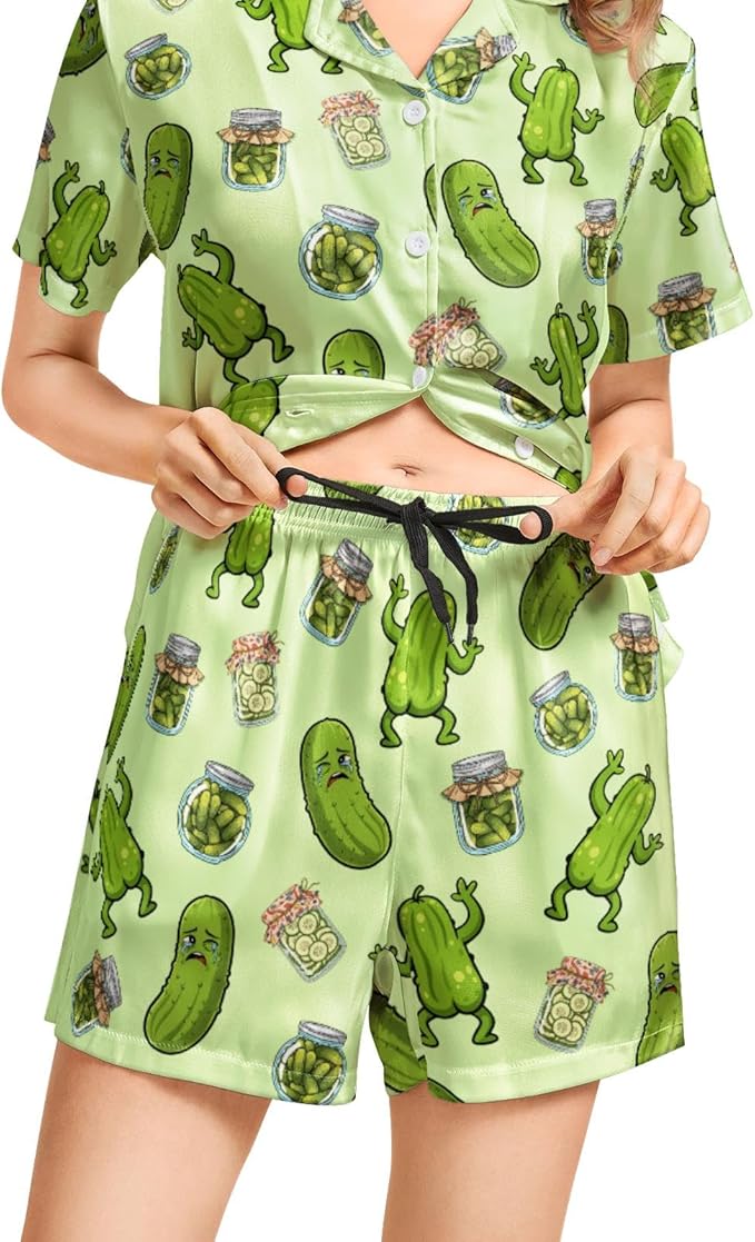 Women's Pajama Set - Short Sleeve - 2 Piece