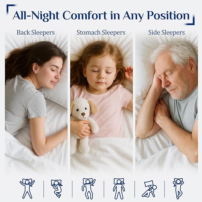 Down Alternative Bed Pillow - Queen - 2 Piece