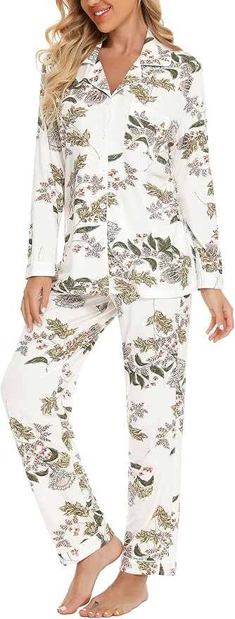 Women's Pants Pajama Set - Long Sleeve - 2 Piece