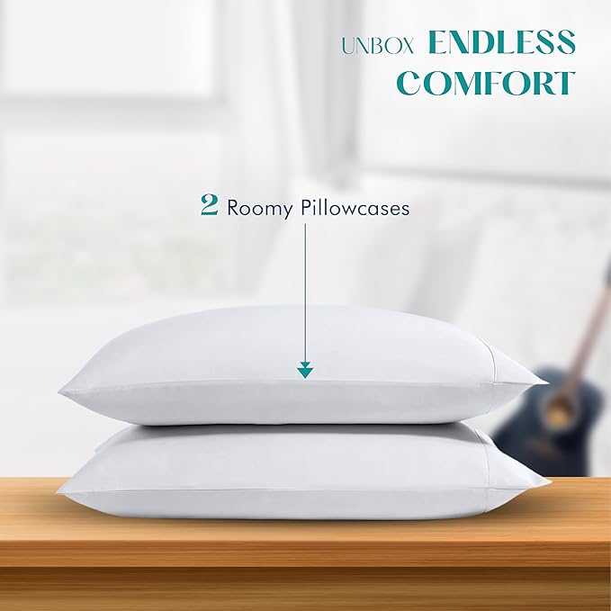 Linen Cooling Pillowcase Set - Queen - 2 Piece
