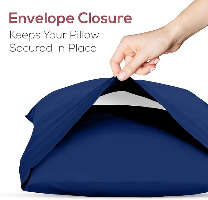 Linen Pillowcase Set - King - 2 Pack - 2 Piece
