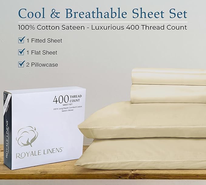 Cooling Bed Sheet Set - Full - 4 Piece