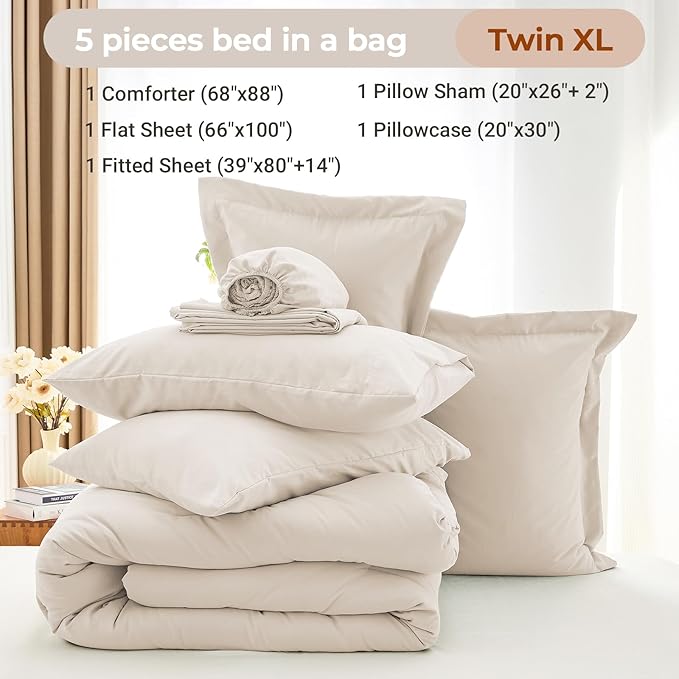 Comforter Set - Twin XL - 5 Piece