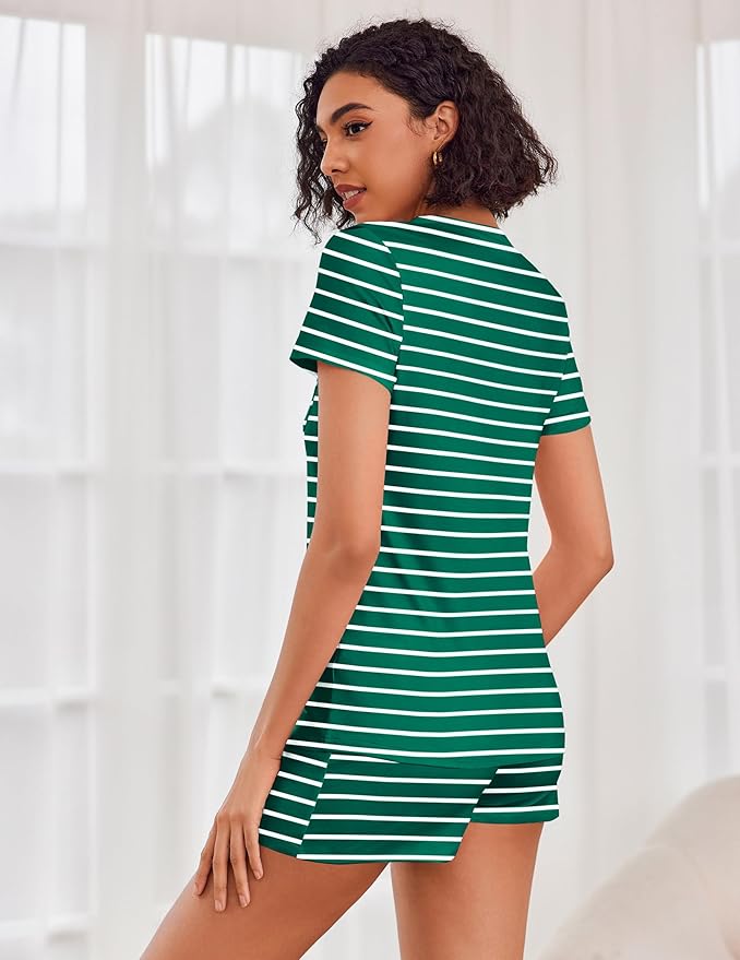 Women's Pajama Set - Short Sleeve - 2 Piece