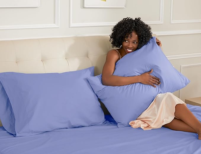 100% Cotton Pillowcase Set - King - 20 x 40 in - 2 Piece
