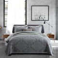 Microfiber Quilt Set - King - 3 Piece