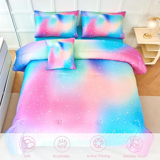 Microfiber Comforter Set - Queen - 6 Piece