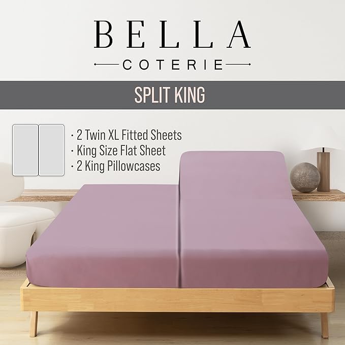 Bamboo Cooling Bed Sheet Set - Split King