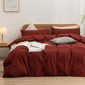Linen Duvet Cover Set - King - 3 Piece