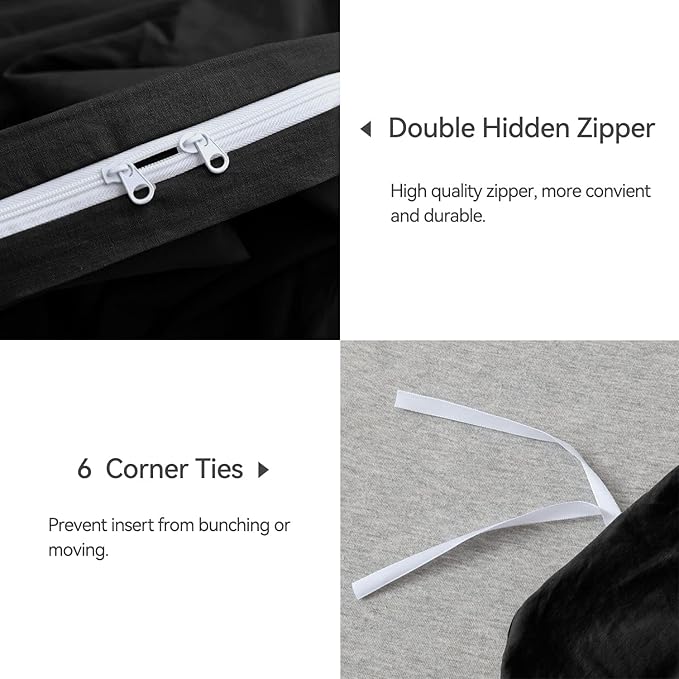 Linen Duvet Cover Set - Twin - 2 Piece