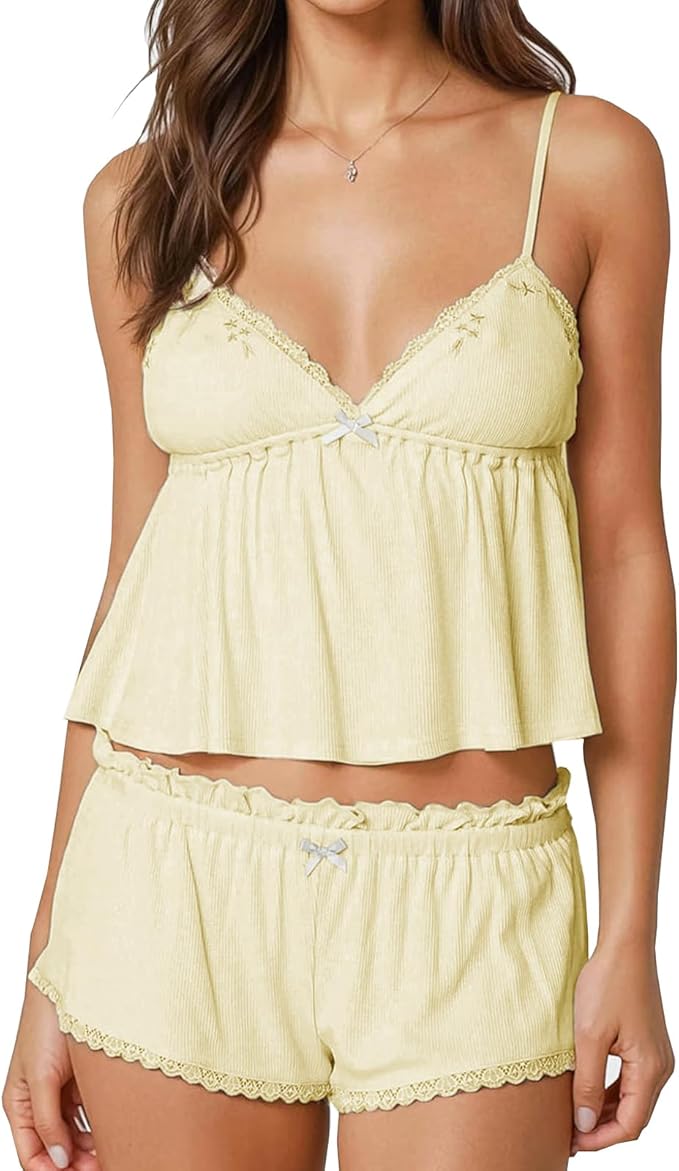 Women's Shorts Pajama Set - 2 Piece