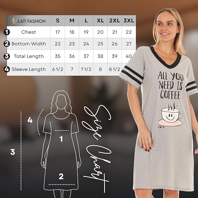 Women's Loungewear - Short Sleeve - 3 Pack