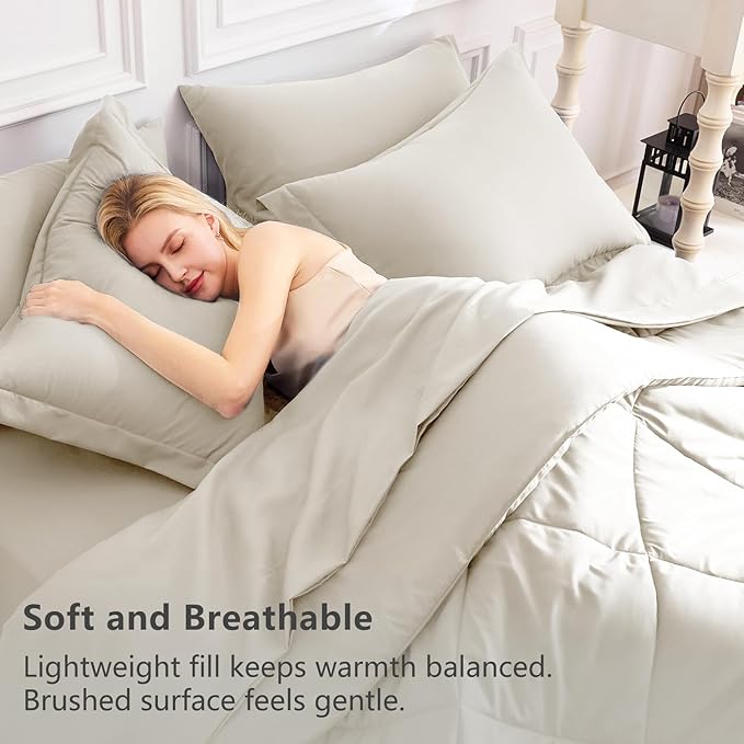 Down Alternative Comforter Set - Queen - 7 Piece