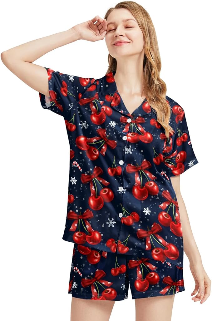 Women's Pajama Set - Short Sleeve - 2 Piece