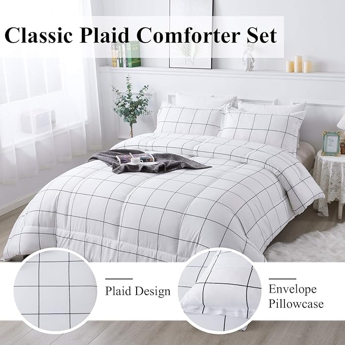 Microfiber Comforter Set - Queen - 90 x 90 in - 3 Piece