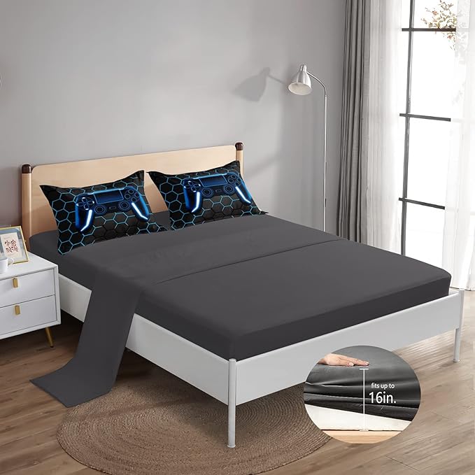Microfiber Comforter Set - Queen - 6 Piece
