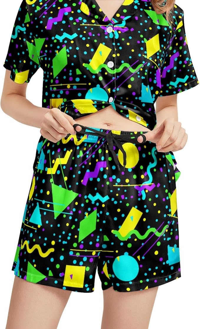 Women's Pajama Set - Short Sleeve - 2 Piece