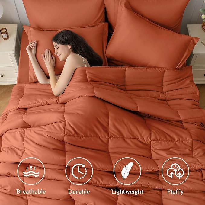 Down Alternative Comforter Set - Full - 7 Piece