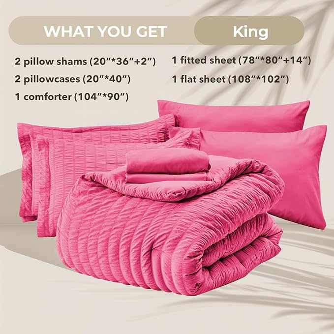 Comforter Set - King - 7 Piece
