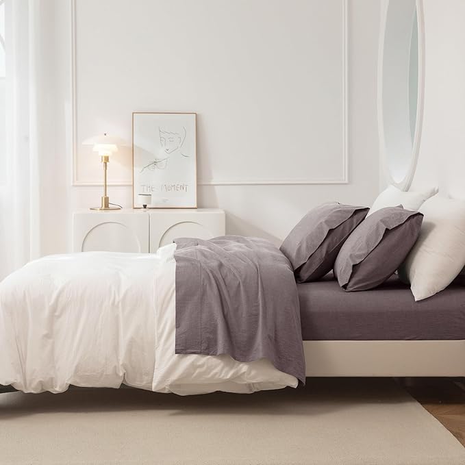Linen Bed Sheet Set - Twin - 3 Piece