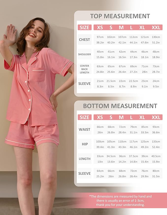 Women's 100% Cotton Pajama Set - 2 Piece