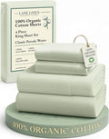 Linen Cooling Bed Sheet Set - King - 4 Piece