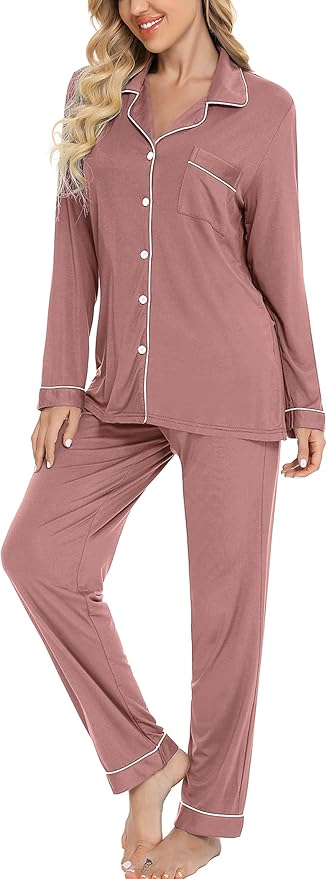 Women's Pants Pajama Set - Long Sleeve - 2 Piece