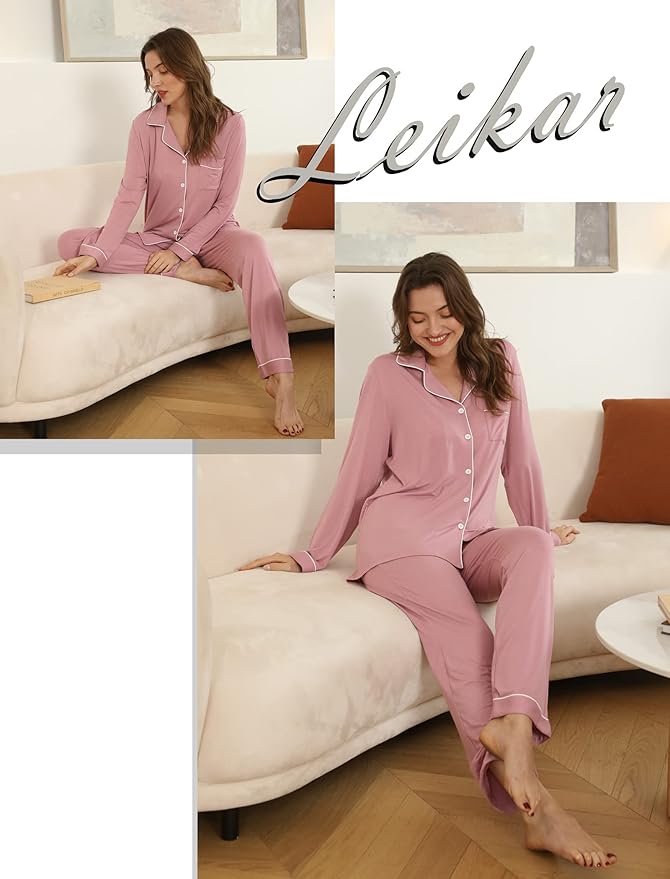 Women's Pants Pajama Set - Long Sleeve - 2 Piece