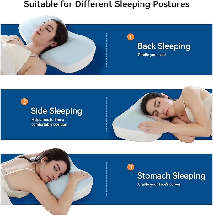 Memory Foam Orthopedic Bed Pillow