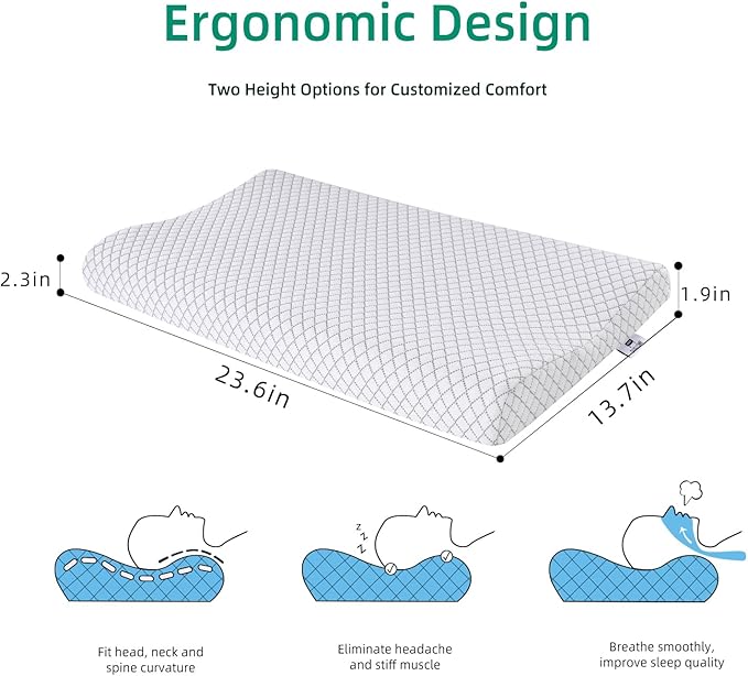 Memory Foam Bed Pillow
