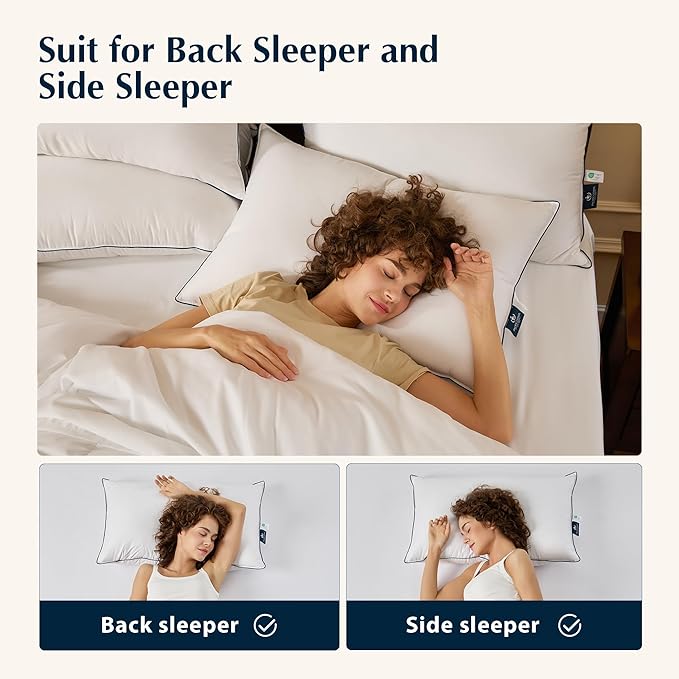 100% Cotton Bed Pillow - Queen