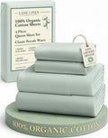 Linen Bed Sheet Set - Queen - 15 in Deep Pocket - 4 Piece