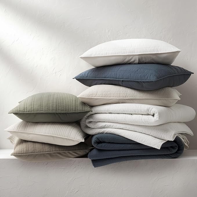 100% Cotton Quilt Set - Queen - 3 Piece