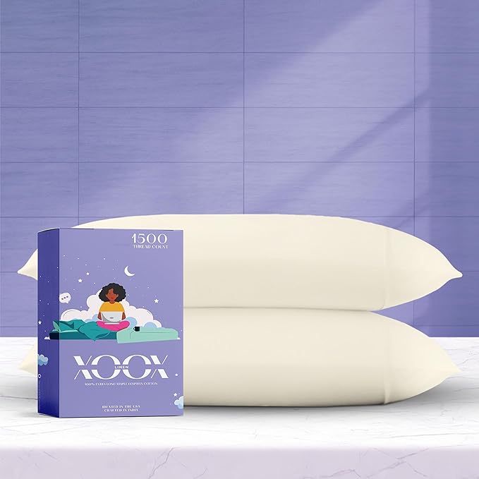 Linen Cooling Pillowcase Set - King - 2 Piece