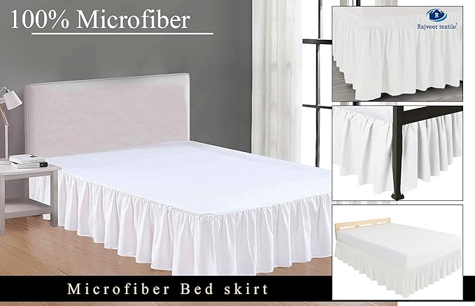 Microfiber Bed Skirt - Queen - 18 in Drop
