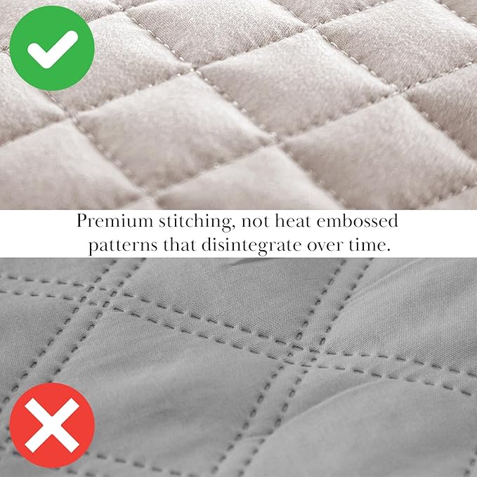 Microfiber Quilt Set - Queen