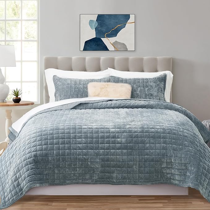Linen Quilt Set - Queen