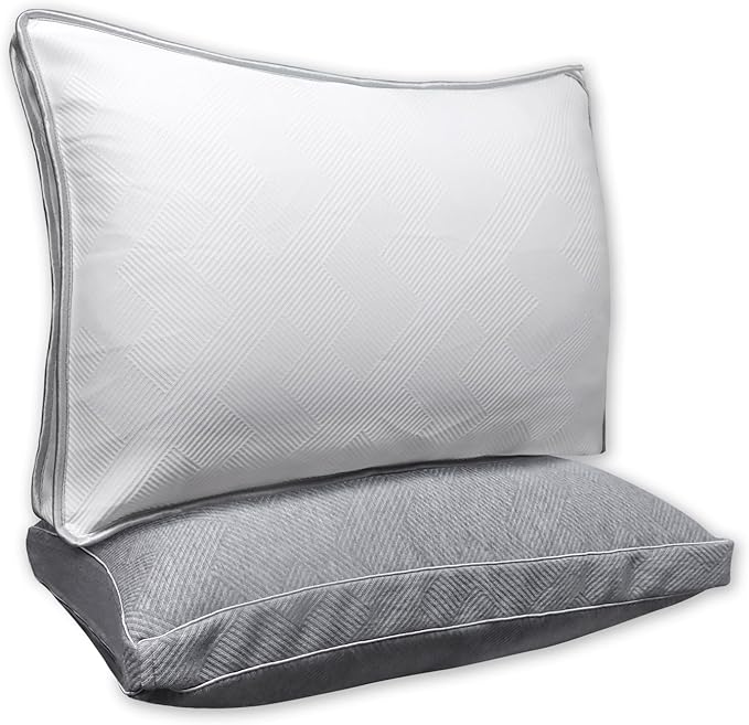 Memory Foam Bed Pillow - Standard - 2 Piece