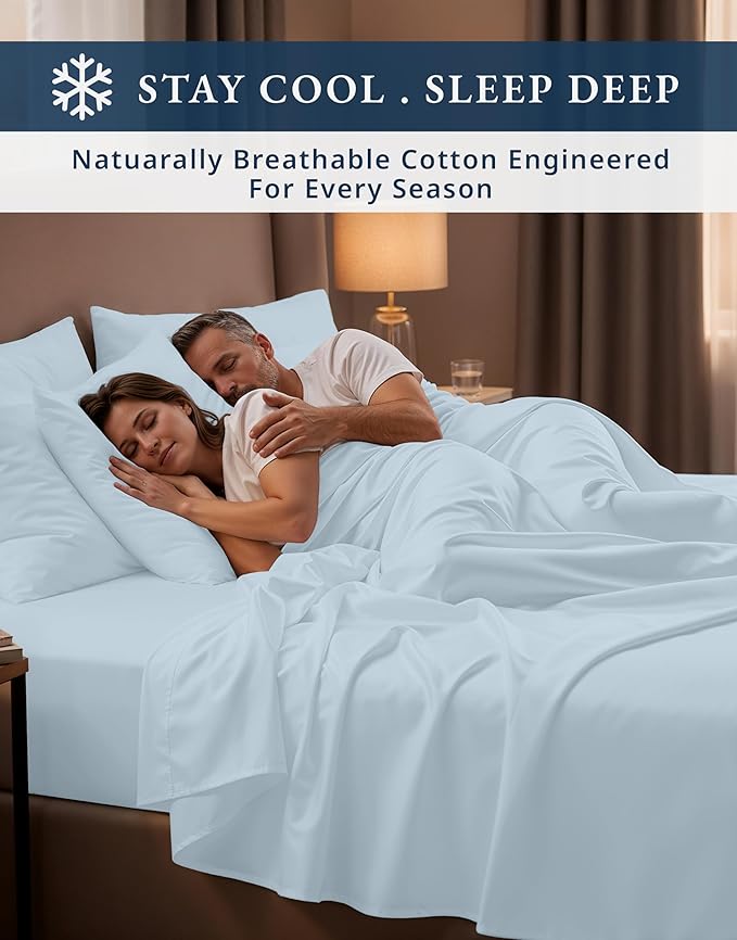 Linen Cooling Bed Sheet Set - King