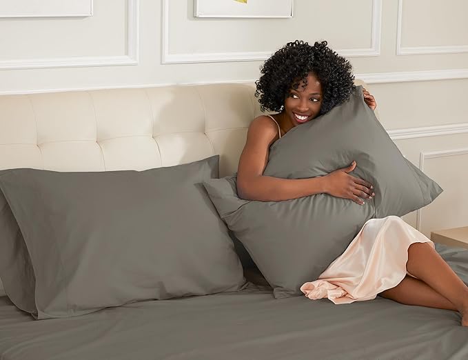 100% Cotton Pillowcase Set - King - 20 x 40 in - 2 Piece