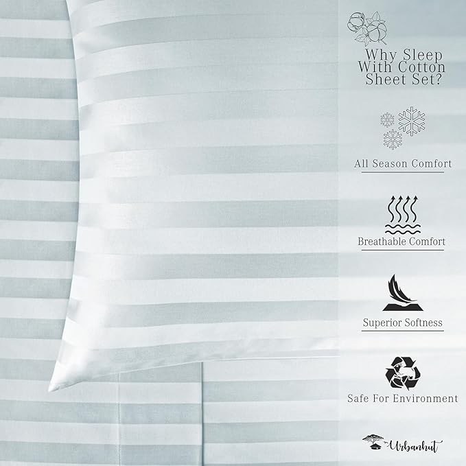 Bed Sheet Set - King - 16 in Deep Pocket - 4 Piece
