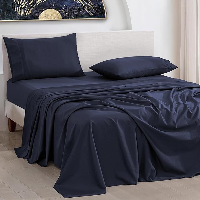 Bed Sheet Set - Queen - 16 in Deep Pocket - 4 Piece