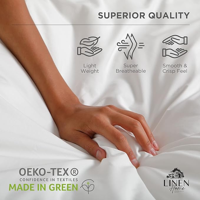 100% Cotton Bed Sheet Set - Full - 4 Piece