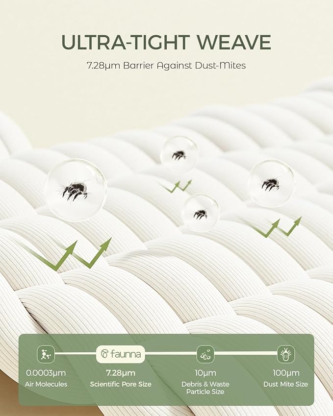100% Cotton Hypoallergenic Pillow Protector