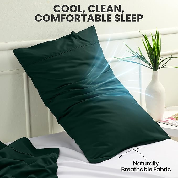 Microfiber Pillowcase Set - Standard - 20 x 26 in - 2 Pack