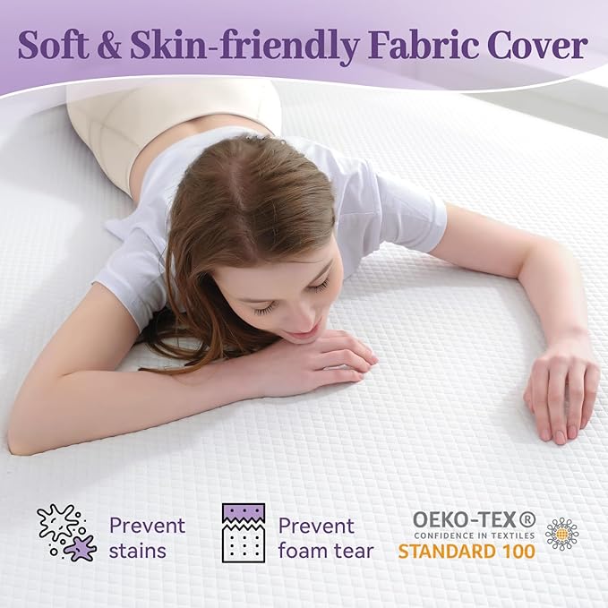 Memory Foam Mattress Topper - Twin