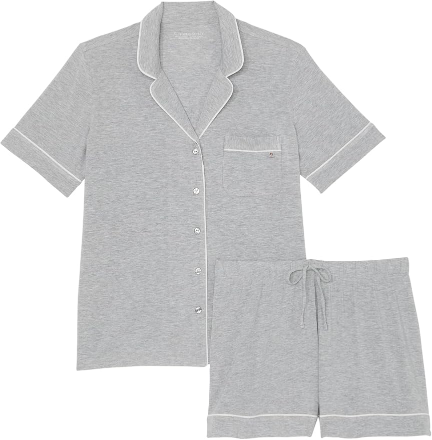 Women's Shorts Pajama Set - Short Sleeve - 2 Piece